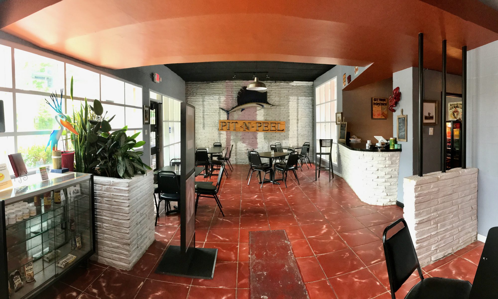 Pit and peel dining room