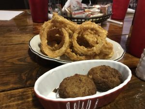 Fried onion rings