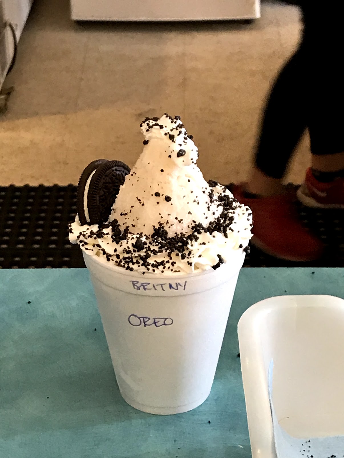 Oreo Cheesecake Snowball at Sno-LA