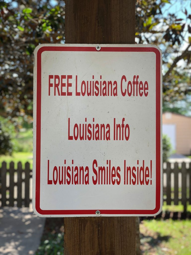 Free Louisiana coffee, info and smiles inside!